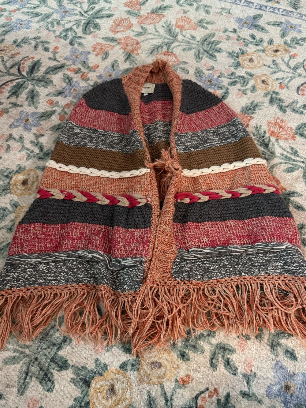 Augden New York Anthropologie alpaca shawl